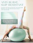 Teal 55cm Gym Ball for Fitness and Stability