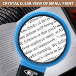 Hands-Free 30X Magnifying Glass with LED Lights