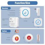 Elderly Panic Button Alarm with Receiver & Transmitter