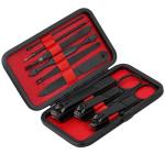 10-Piece Professional Manicure Set with Travel Case