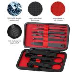 10-Piece Professional Manicure Set with Travel Case