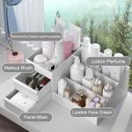 Large Acrylic Makeup Organizer with Drawers