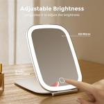 Portable LED Travel Makeup Mirror with Touch Screen