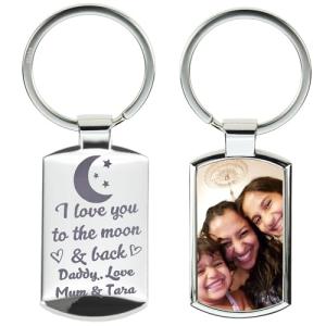 Personalized Photo Keyring for Memorable Gifts