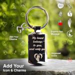 Personalized Photo Keyring for Memorable Gifts