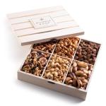 Nut Gift Hamper in Wooden Crate - Gourmet Snacks