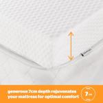 Comfortable Memory Foam Mattress Topper for Pain Relief