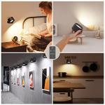 Remote-Controlled Battery Wall Light with Color Modes