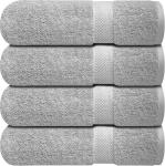 Soft Cotton Bath Towel Set of 4 - Charming Grey