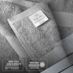 Soft Cotton Bath Towel Set of 4 - Charming Grey