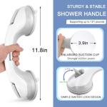 Portable Suction Grab Rails for Bathroom Safety