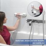 Portable Suction Grab Rails for Bathroom Safety