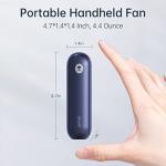 JISULIFE Mini 3-in-1 Portable Handheld Fan