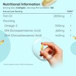 Omega 3 Fish Oil 2000mg - 240 Softgels