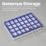 7-Day Pill Organizer with Four Daily Compartments