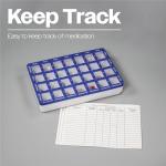 7-Day Pill Organizer with Four Daily Compartments