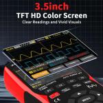 3-in-1 Handheld Oscilloscope with Multimeter and Generator