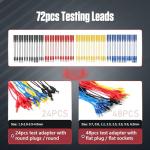 104PCS Automotive Circuit Test Leads Kit with Clips
