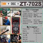 ZOTEK ZT-702S 2-in-1 Oscilloscope Multimeter