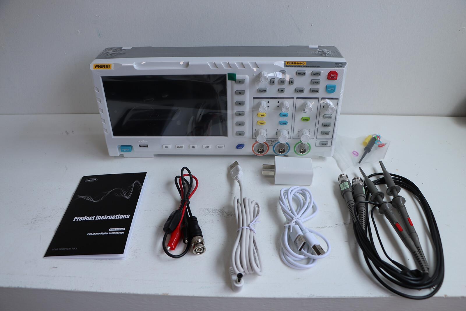 FNIRSI 1014D 7” LCD Digital Oscilloscope