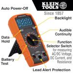 Klein Tools MM325 Digital Multimeter for Voltage Testing