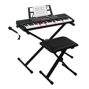 GLARRY 61 Keys Portable Keyboard Piano Set