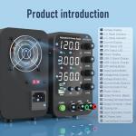 Jesverty 0-120V Variable DC Power Supply with USB