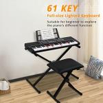 GLARRY 61 Keys Portable Keyboard Piano Set