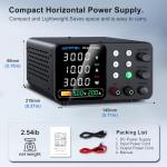 WANPTEK 30V 10A Adjustable DC Power Supply