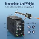 Jesverty 0-120V Variable DC Power Supply with USB