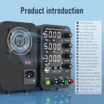 Jesverty Adjustable DC Power Supply 0-60V 5A