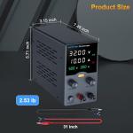 Wanptek 30V 10A Variable DC Power Supply