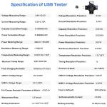Eversame 2-in-1 USB Type-C Tester Multimeter
