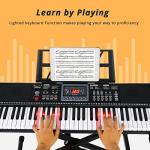 GLARRY 61 Keys Portable Keyboard Piano Set