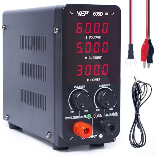 WEP 605D-III Variable DC Power Supply 60V 5A