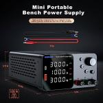 30V 10A DC Bench Power Supply with USB Quick Charge
