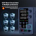 WANPTEK Adjustable Bench Power Supply 0-32V 10A