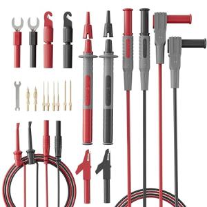 25-Piece Silicone Test Lead & Probe Kit