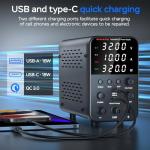 32V 10A Adjustable DC Bench Power Supply