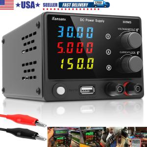 30V 5A Adjustable DC Bench Power Supply with USB