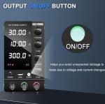 30V 10A Adjustable DC Bench Power Supply w/USB