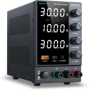 30V 10A Adjustable DC Power Supply for Labs