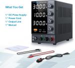 30V 10A Adjustable DC Power Supply for Labs