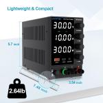 30V 10A Adjustable DC Power Supply for Labs