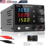 Adjustable 0-30V 5A Lab DC Power Supply