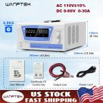 110V Adjustable DC Lab Power Supply, 30V 60A