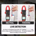Digital Clamp Meter for AC/DC Voltage and Amps