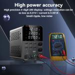 120V 3A Adjustable DC Power Supply for Bench