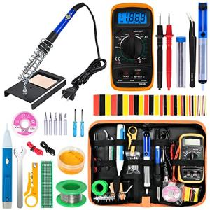 60W Soldering Iron Kit with Multimeter and Tools