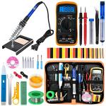 60W Soldering Iron Kit with Multimeter and Tools